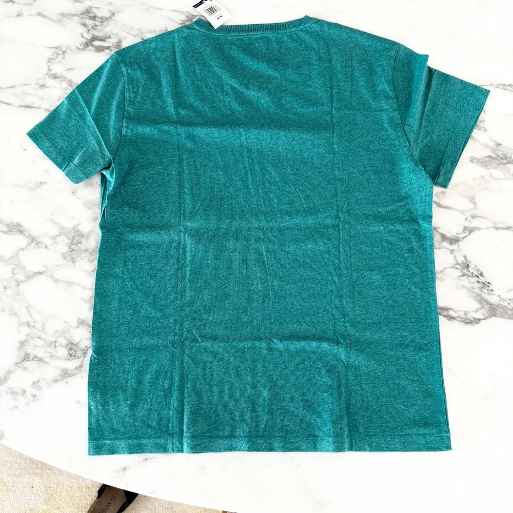 Polo‎ Ralph Lauren Mens Medium Aquamarine Cotton T-shirt
